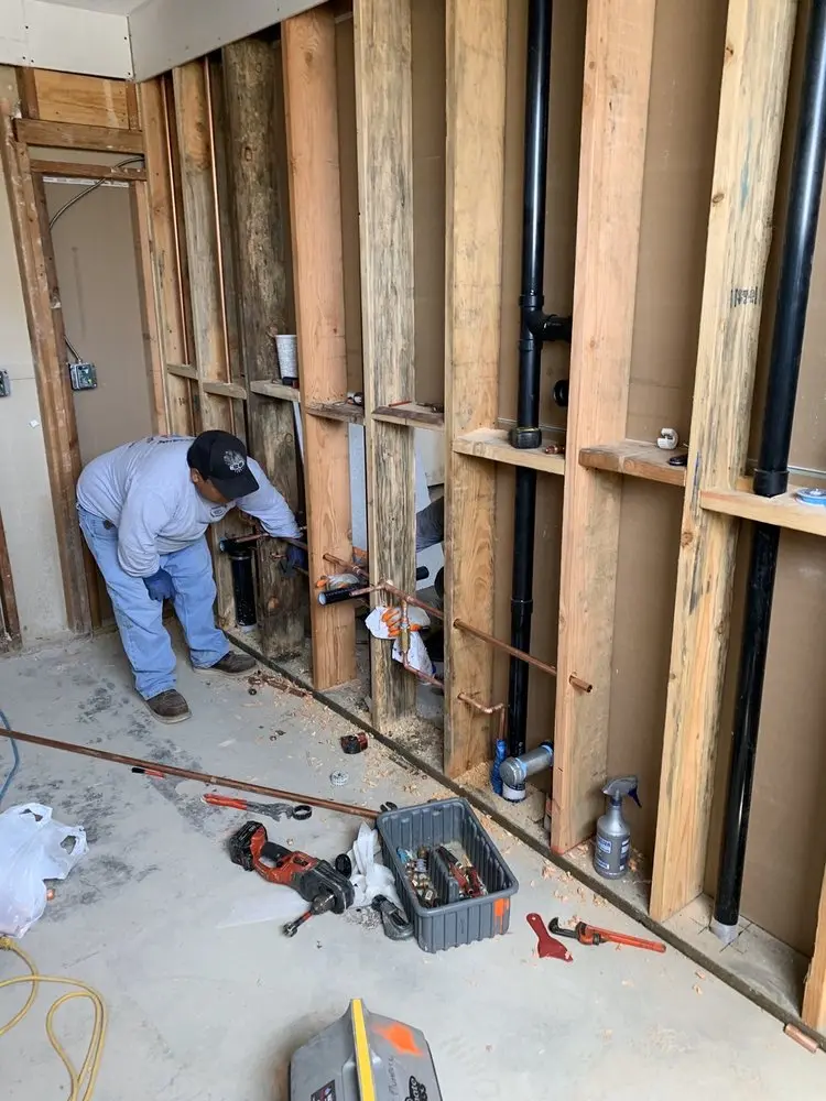 Commercial rough-in plumbing for Gas Line Repair in North Dennis